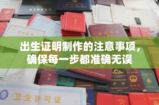 德昌出生证明制作的注意事项，确保每一步都准确无误